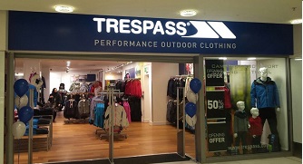 Trespass in The Mall Blackburn
